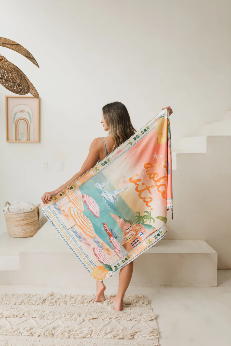 Toalla playera de microfibra Amalfi