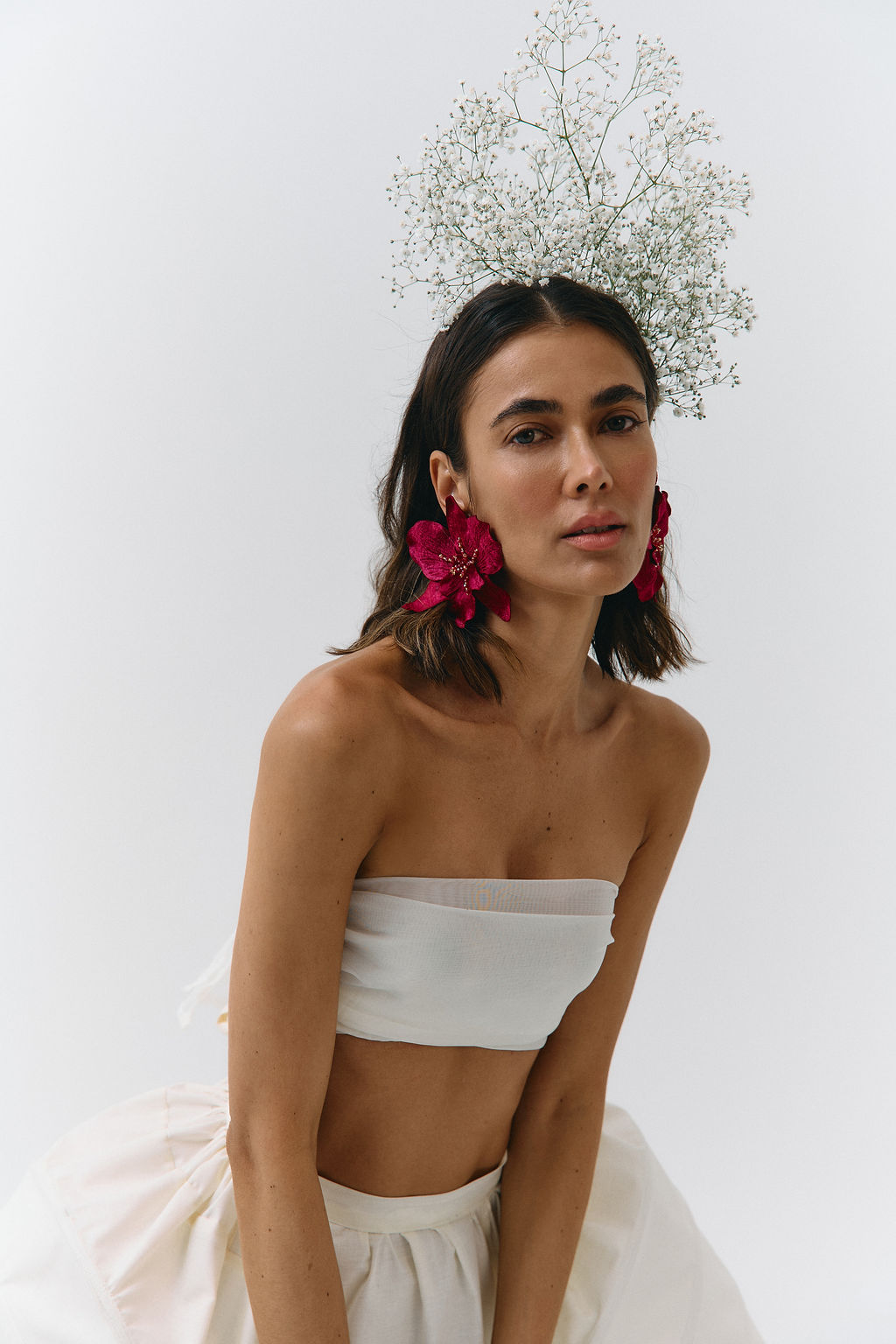 Aretes Veleña Fucsia