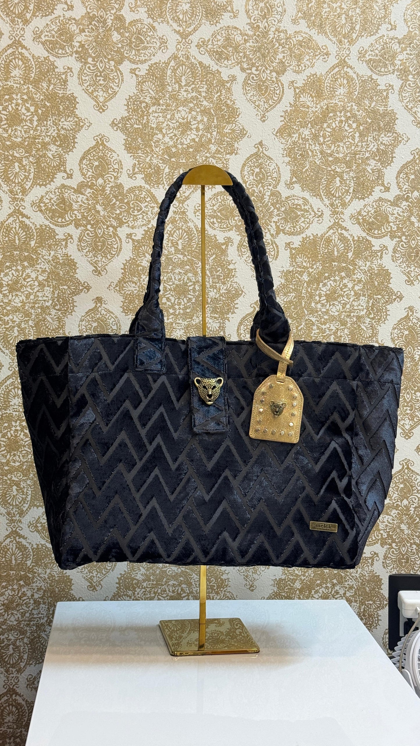 Chenille Shopping Bag
