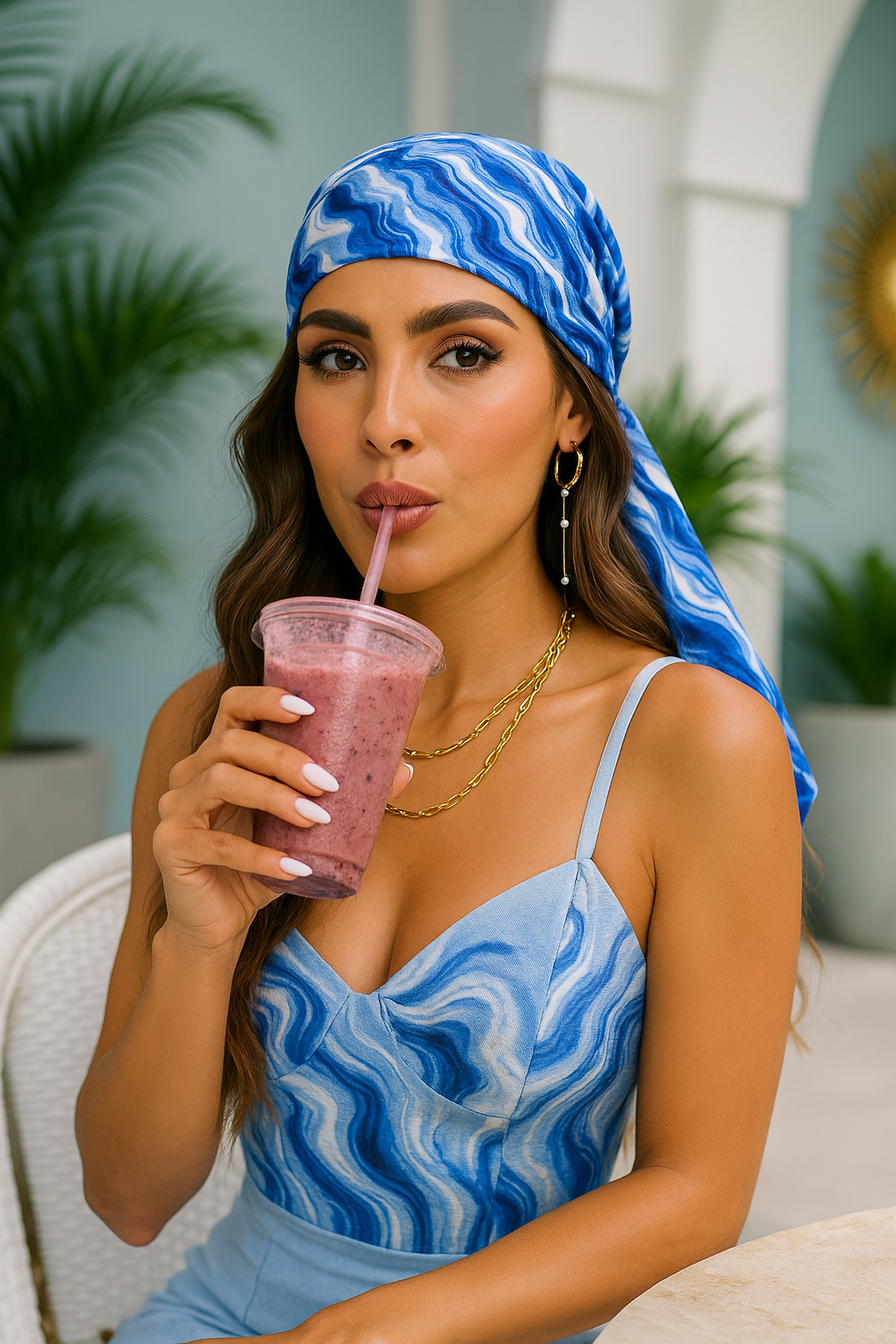 Bandana para el cabello - Modelo Waves