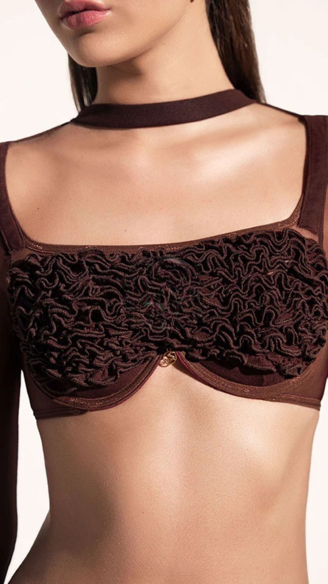 Bustier Levi Marrón Chocolate