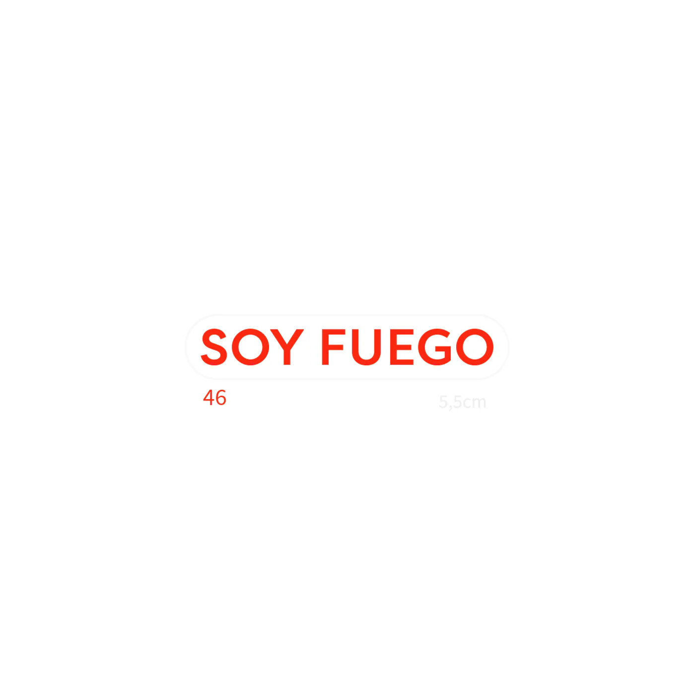 Soy fuego - Tatuaje temporal
