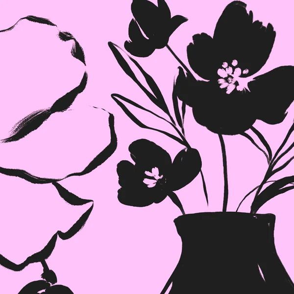 Cachetero Flor Rosa