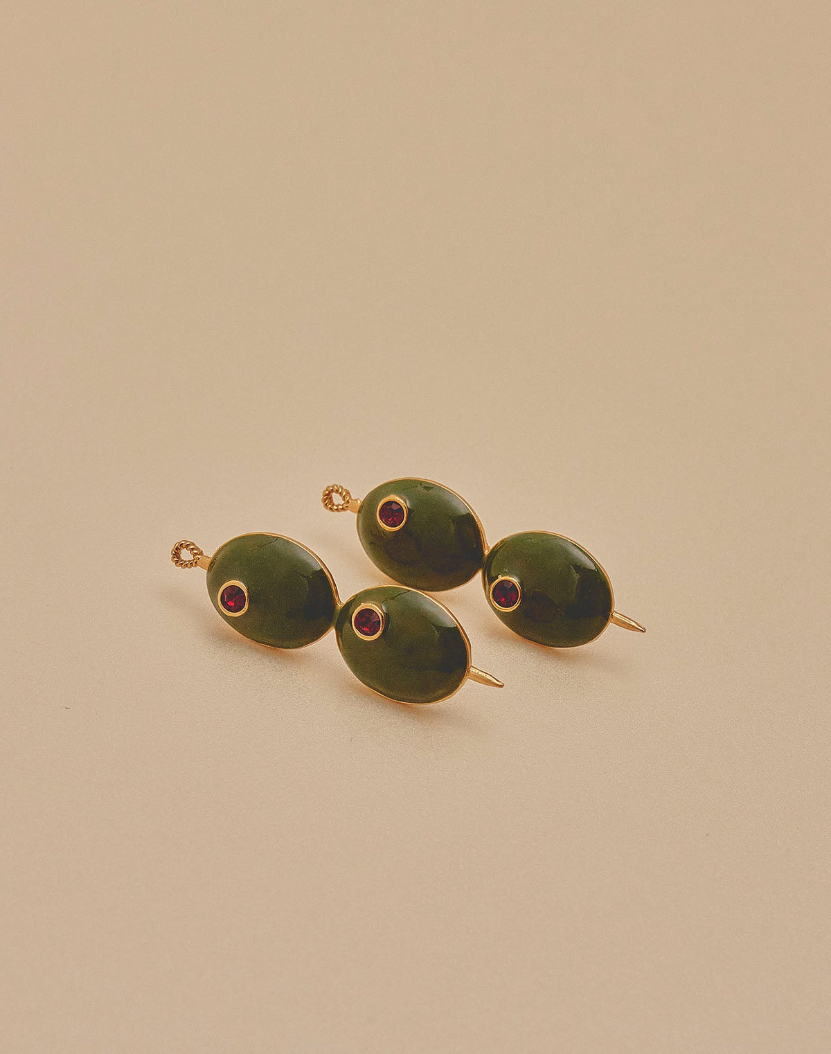 Pendientes Oliva
