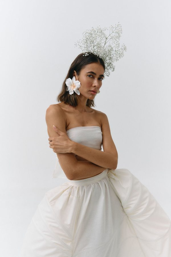 Aretes Veleña Blanco