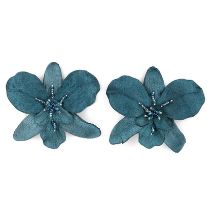 Aretes Veleña Azul