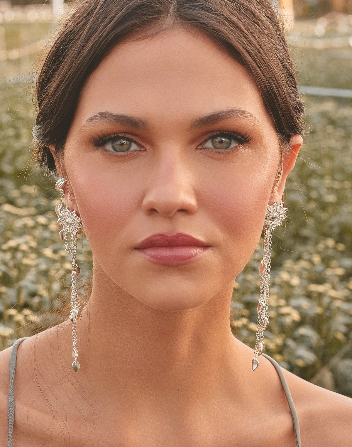 Aretes Crisantemo