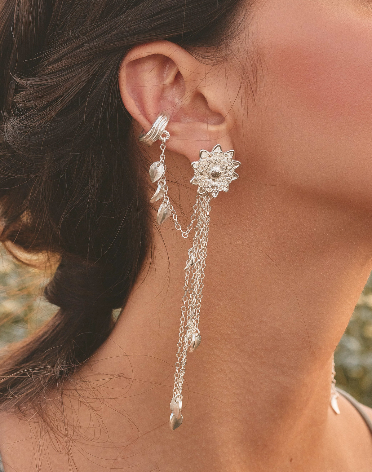 Aretes Crisantemo