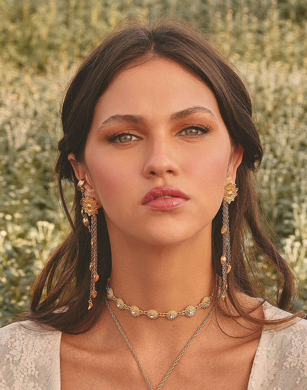 Aretes Crisantemo