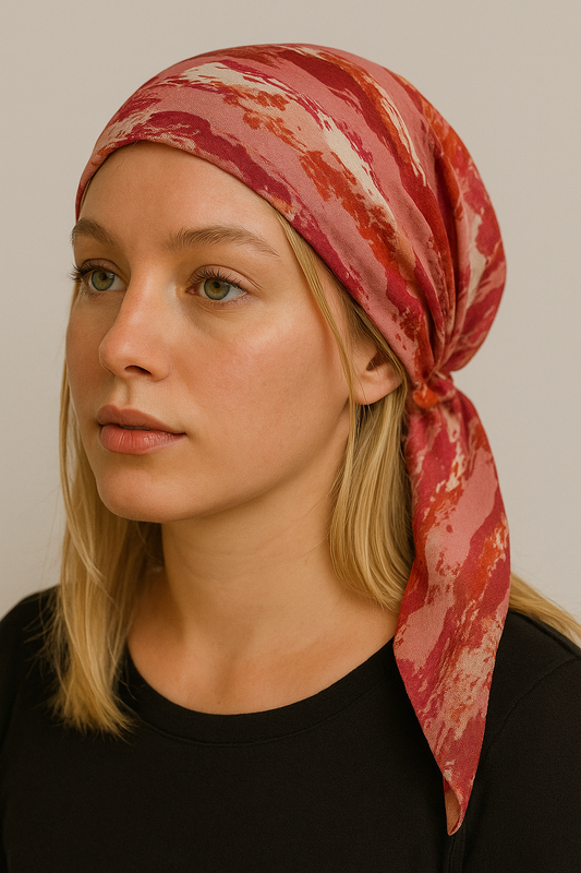 Pañoleta para el cabello – Modelo Pink