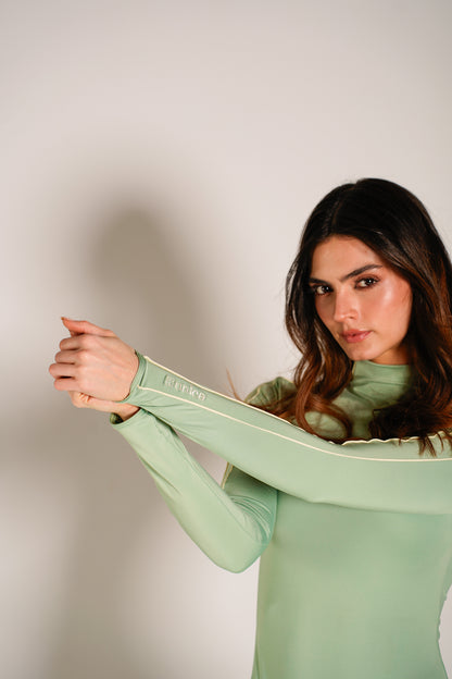 Pre orden Body Nova Verde - Manga larga