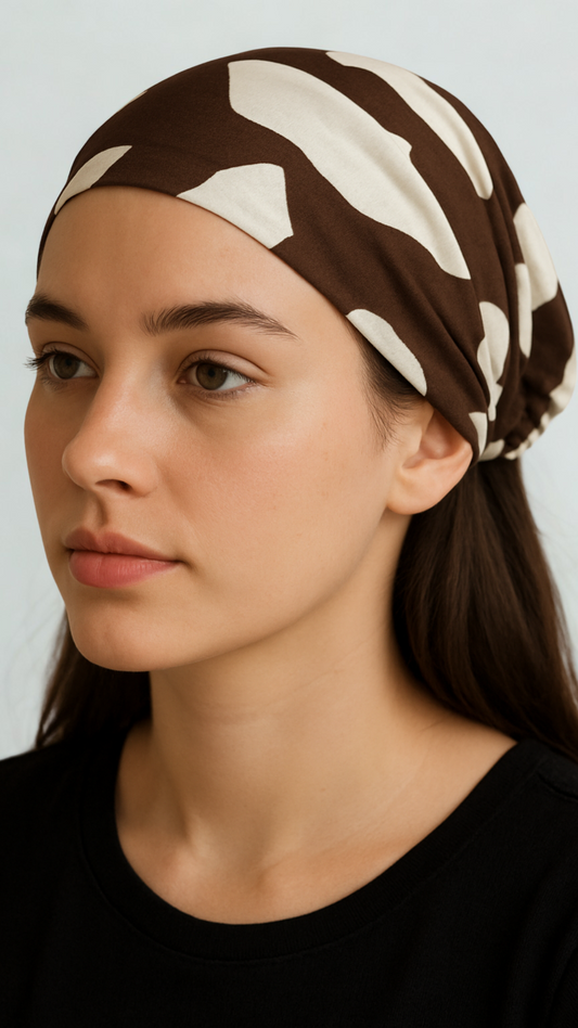Pañoleta para el cabello – Modelo Brown