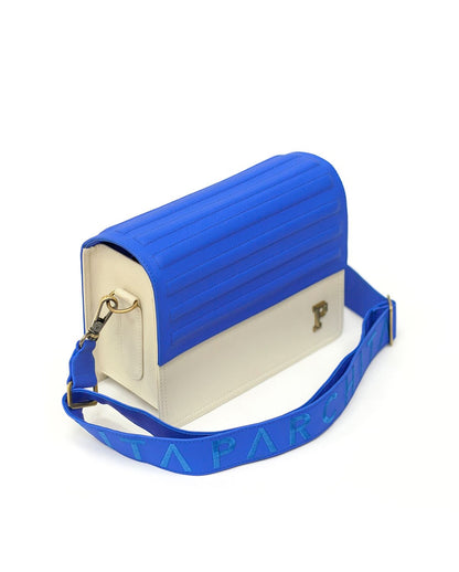 Cartera Nogal - Azul Zafiro