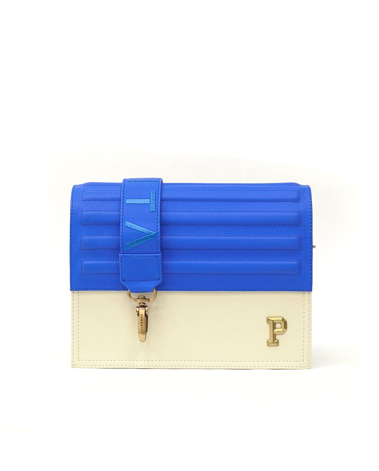 Cartera Nogal - Azul Zafiro