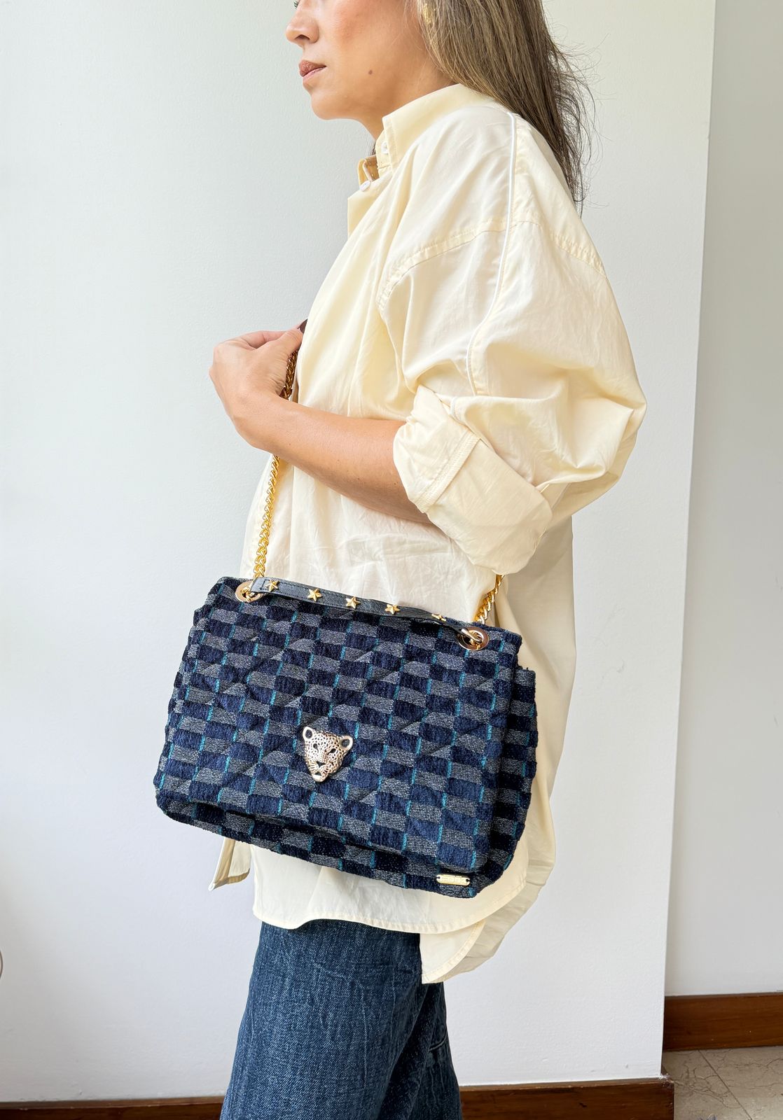 Hobo Handbag Azul