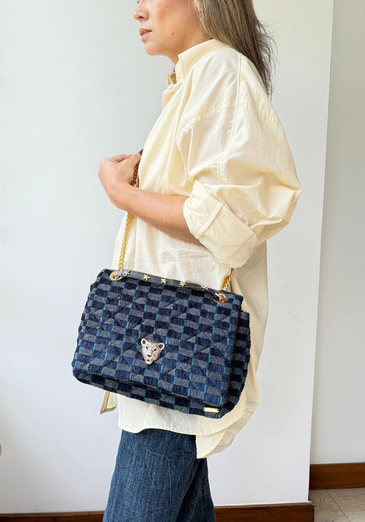 Hobo Handbag Azul