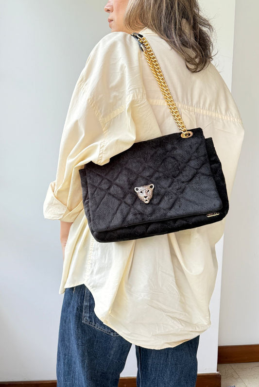 Hobo Handbag Negro