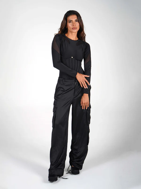 Body Anémona Negro