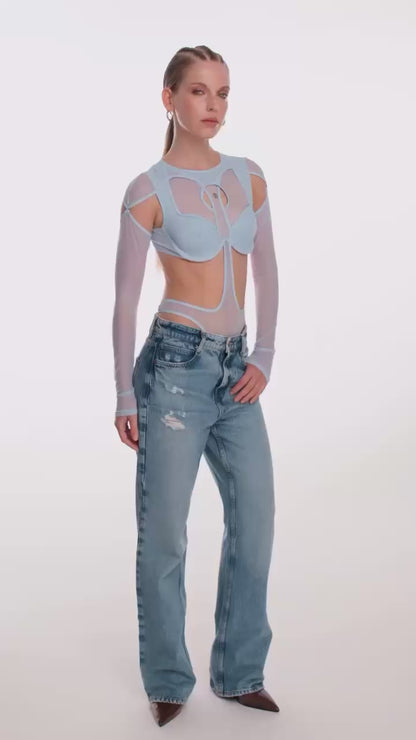 Body Núcleo Azul Cristal