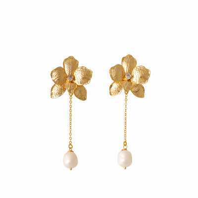 Aretes Miltonia Oro