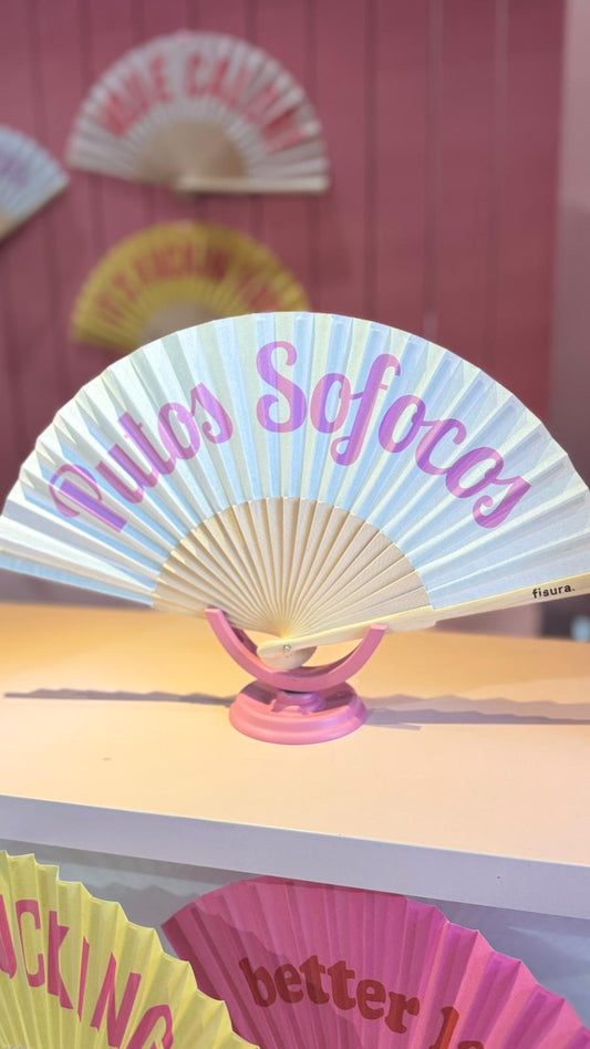 Abanico "Putos sofocos"