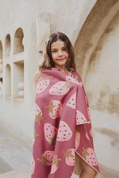 PRE ORDEN Toalla de Microfibra Fresita para Niños