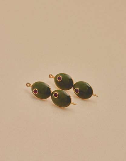 Pendientes Oliva
