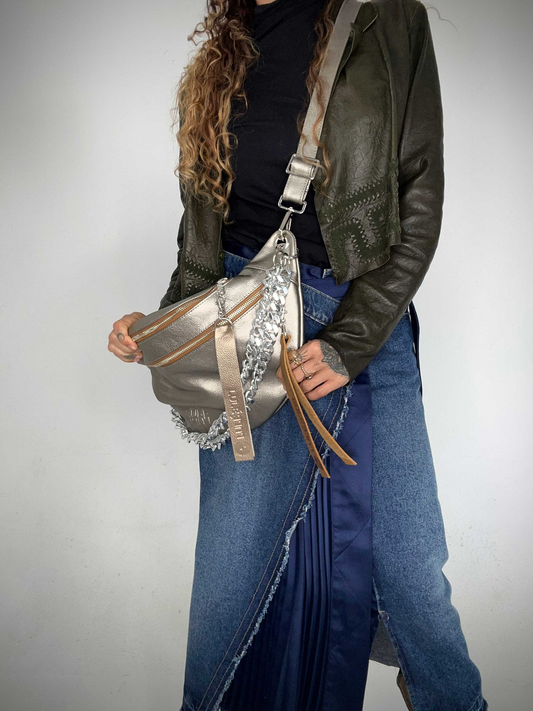 PRE ORDEN Hendrix bag Platino