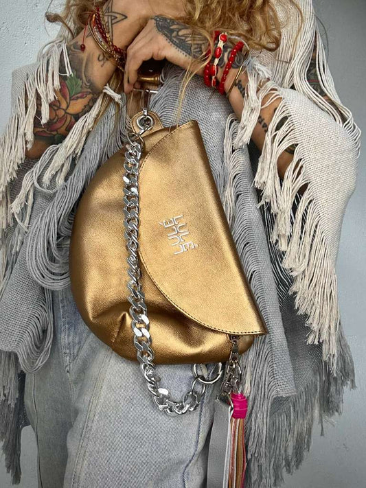 Reptilia Bag Dorada✨️