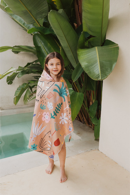 PRE ORDEN Toalla de Microfibra Tulipanes para Niños