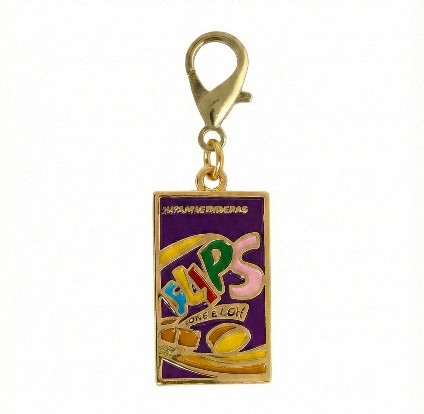 Dije Intercambiable de Chuchería Flips Baño de Oro 18K