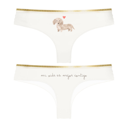 Panty Tangamedia Tinto
