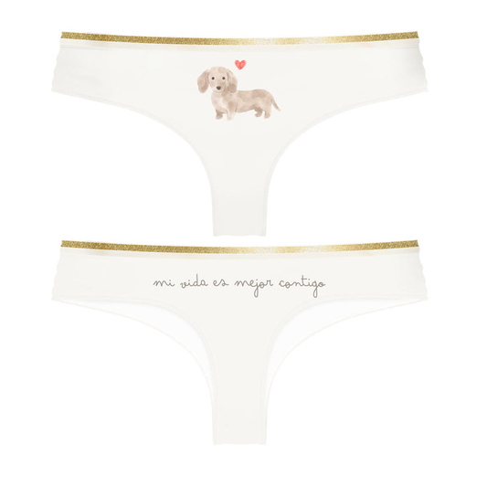 Panty Tangamedia Tinto