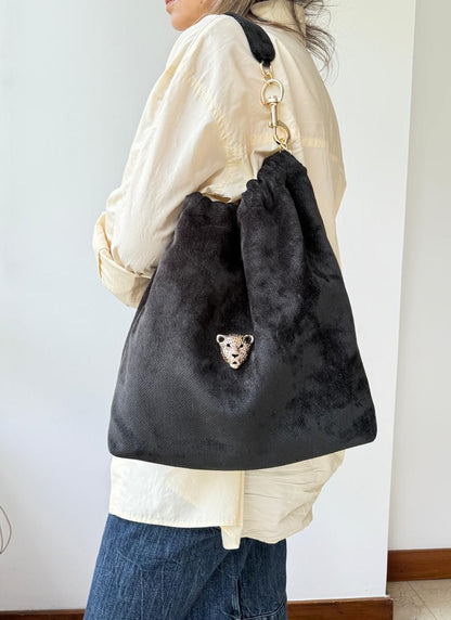 Cartera Denim Chenille